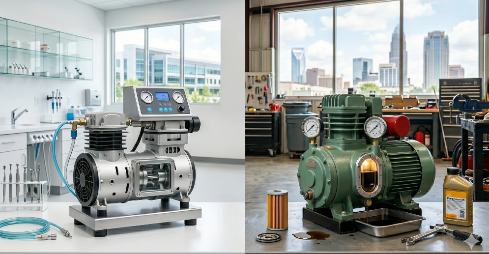 Oil-Free vs. Oil-Lubricated Air Compressors: When Does It Matter?