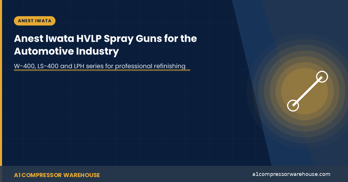 Anest Iwata HVLP Spray Guns: The Clear Choice for the Automotive Industry