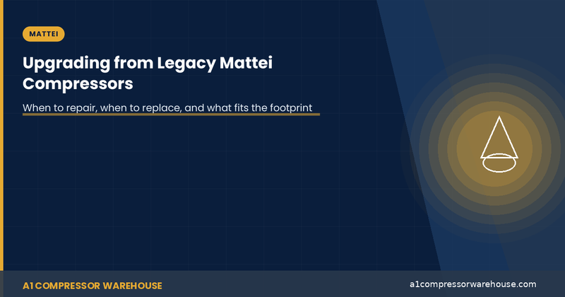 Considering Alternatives: Upgrading from Legacy Mattei Compressors