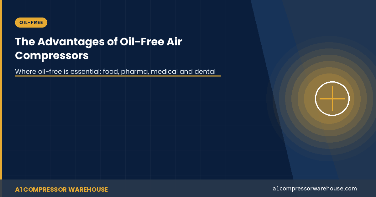 The Advantages of Oil-Free Air Compressors: A Breath of Fresh Air in Industrial Applications