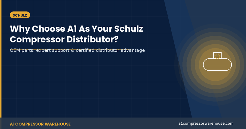 Why Choose A1 As Your Schulz Compressor Distributor?