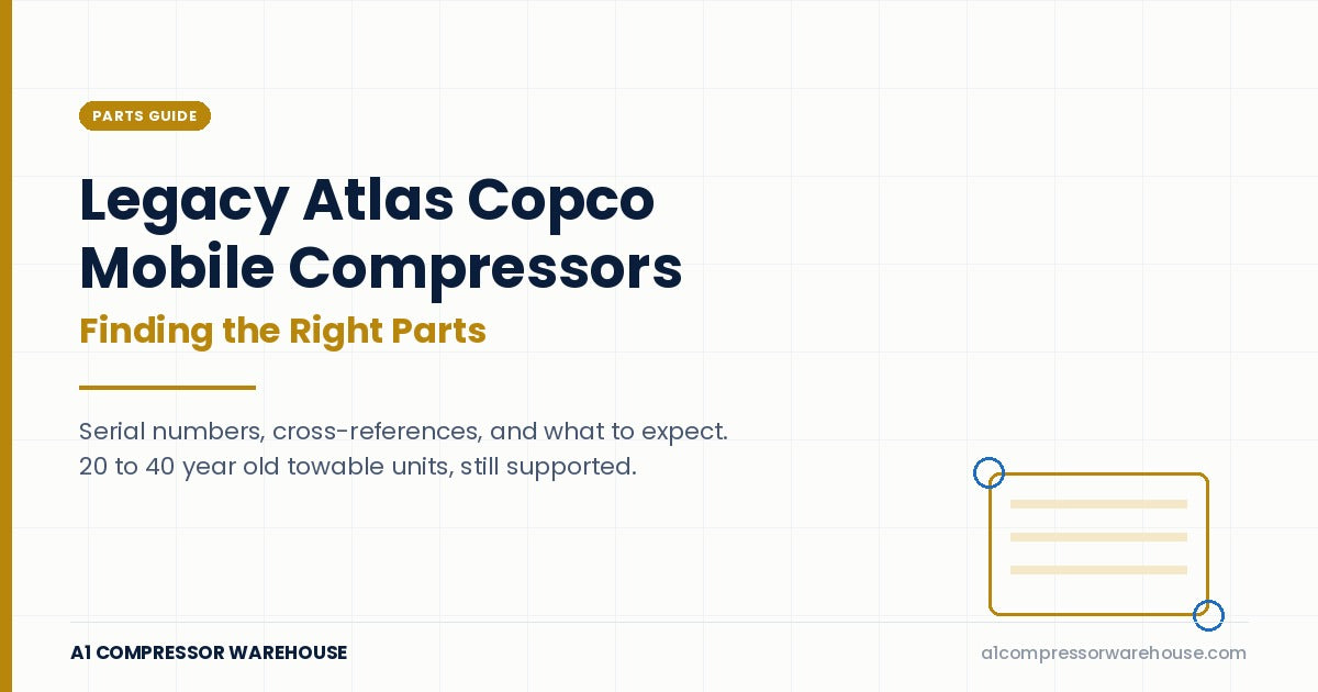 Finding Parts for Legacy Atlas Copco Mobile Compressors