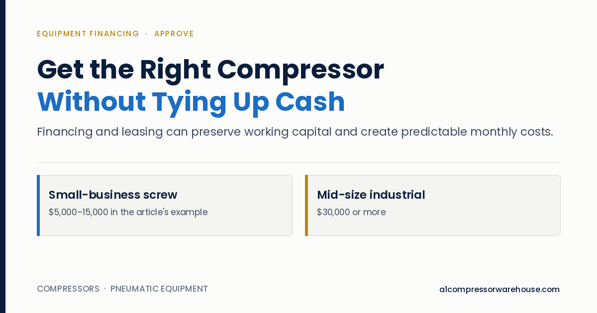 NEW: Financing & Leasing Through APPROVE!