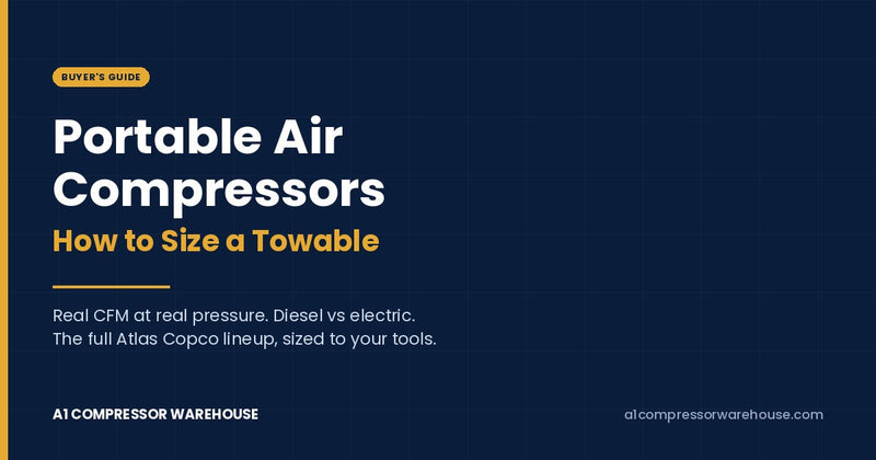 Portable Air Compressors: How to Size a Towable for the Tools You Actually Run