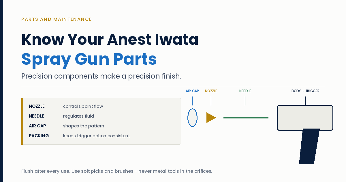 Unlocking the Secrets of Anest Iwata Spray Gun Parts: A Comprehensive Guide for Enthusiasts