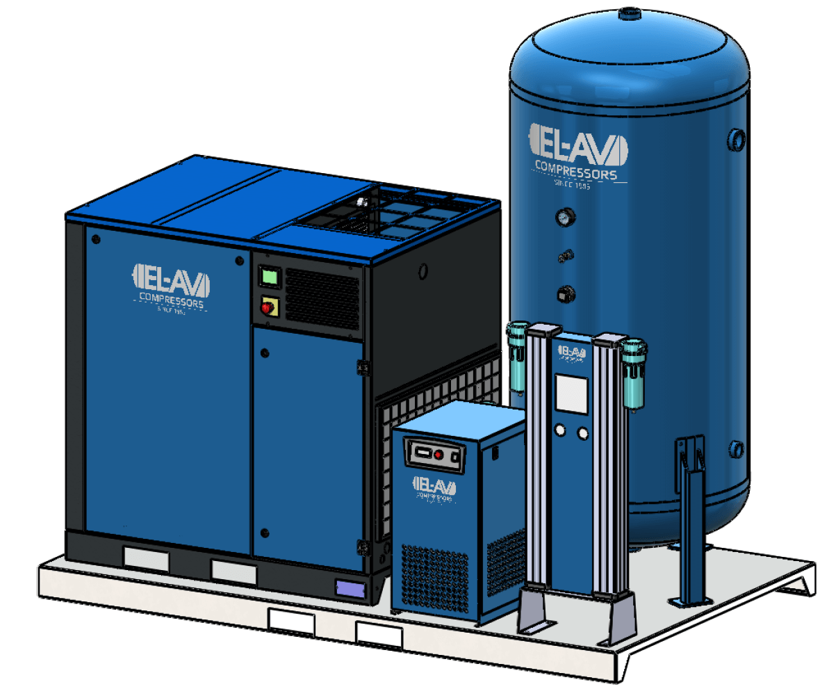 EL-AV EL+ Series 15-100 HP Compressors