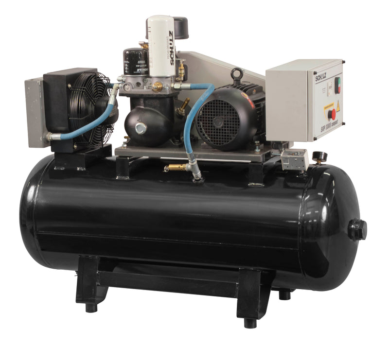 Schulz SRP 3008 Compact Rotary Screw Air Compressor — Back View