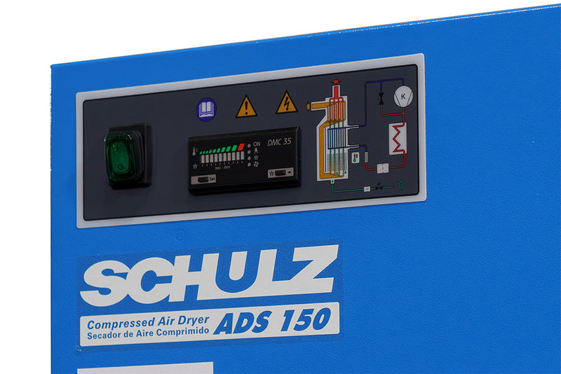 Schulz ADS 150 Refrigerated Air Dryer — Control Panel View