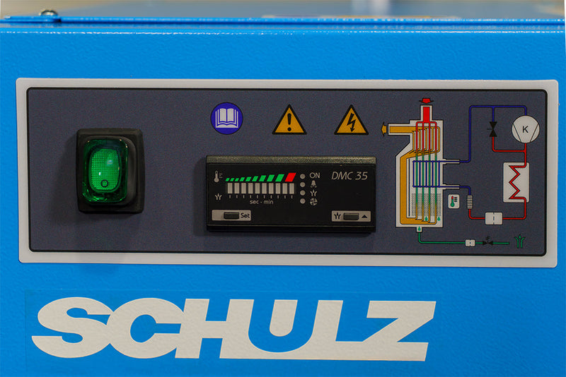 Schulz ADS 15 Refrigerated Air Dryer — Control Panel View