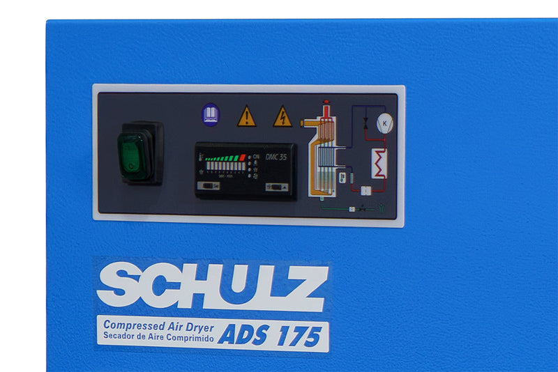Schulz ADS 175 Refrigerated Air Dryer — Control Panel View