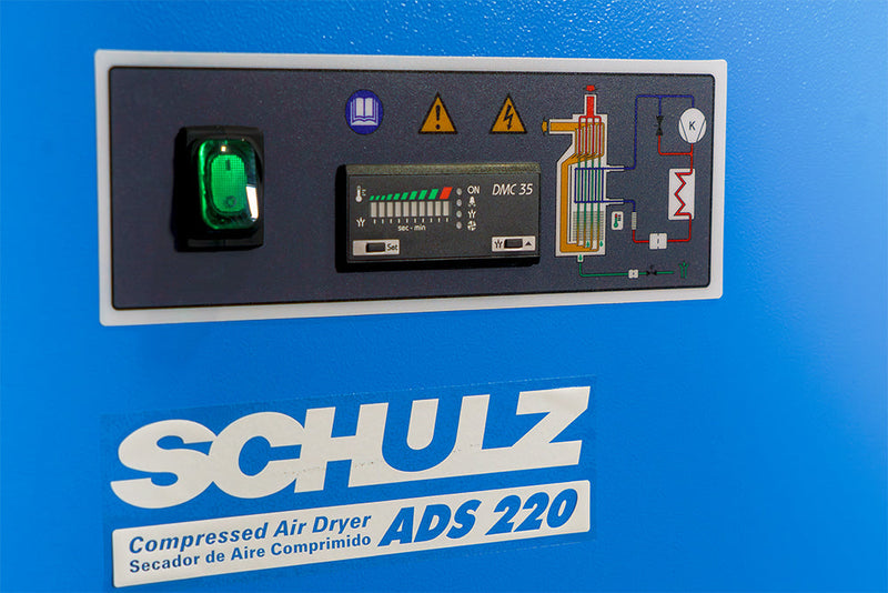 Schulz ADS 220 Refrigerated Air Dryer — Control Panel View