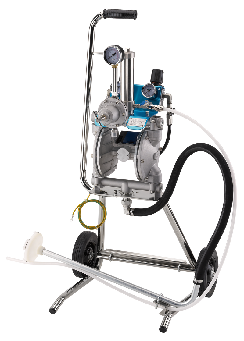 Anest Iwata DPS1203CN Diaphragm Pump Unit (SST Cart Mount)