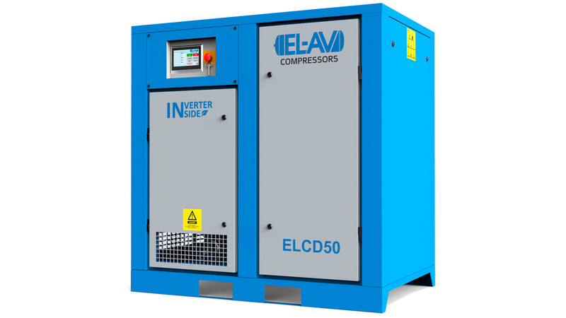 EL-AV ELCD50INV EL+ Series 50 HP rotary screw air compressor