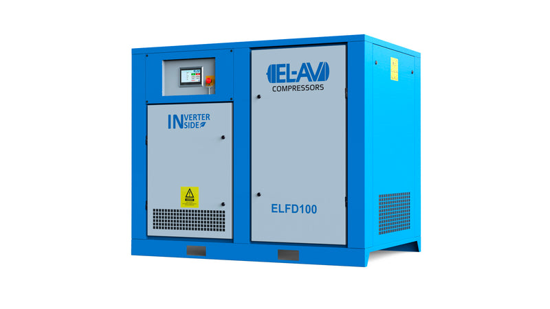 EL-AV ELFD100INV EL+ Series 100 HP rotary screw air compressor