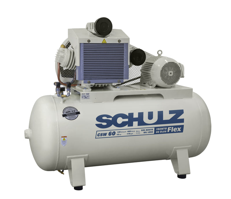 Schulz 10120HW40X-3 Oil-Less Piston Air Compressor