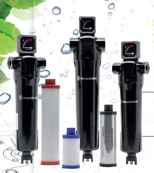 Mattei MIF Series Inline Cast-Housing Compressed Air Filter