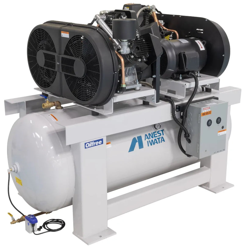 Anest Iwata OFT-30 Oil Less Reciprocating Compressor