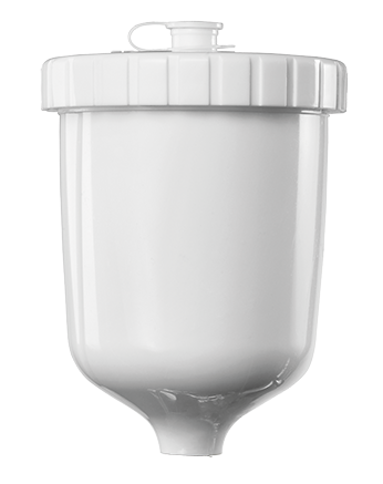 Anest Iwata PCG600P-2 600Ml Plastic Cup (SST Joint Center Mount Gravity)