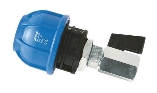 SicoAIR End Cap with Ball Valve