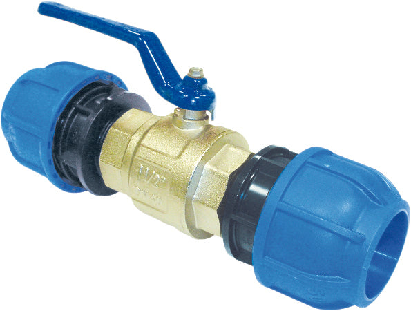 SicoAIR Straight Connection with Ball Valve