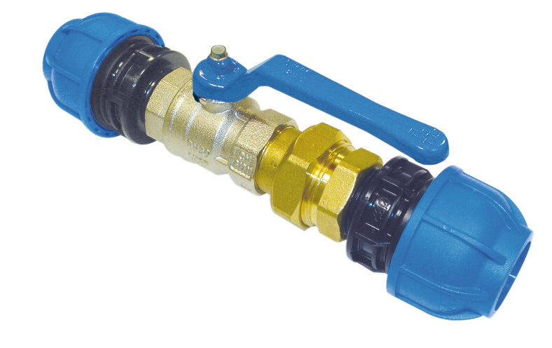 SicoAIR 3 Piece Connection with Ball Valve