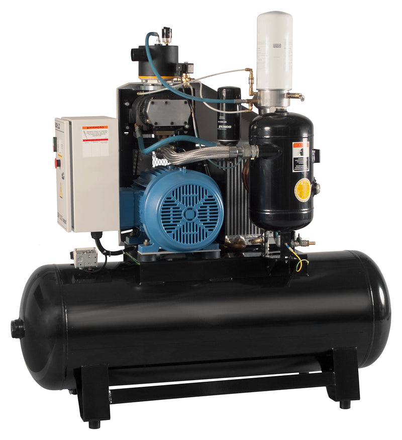 Schulz SRP 3025 Compact Rotary Screw Air Compressor — Back View