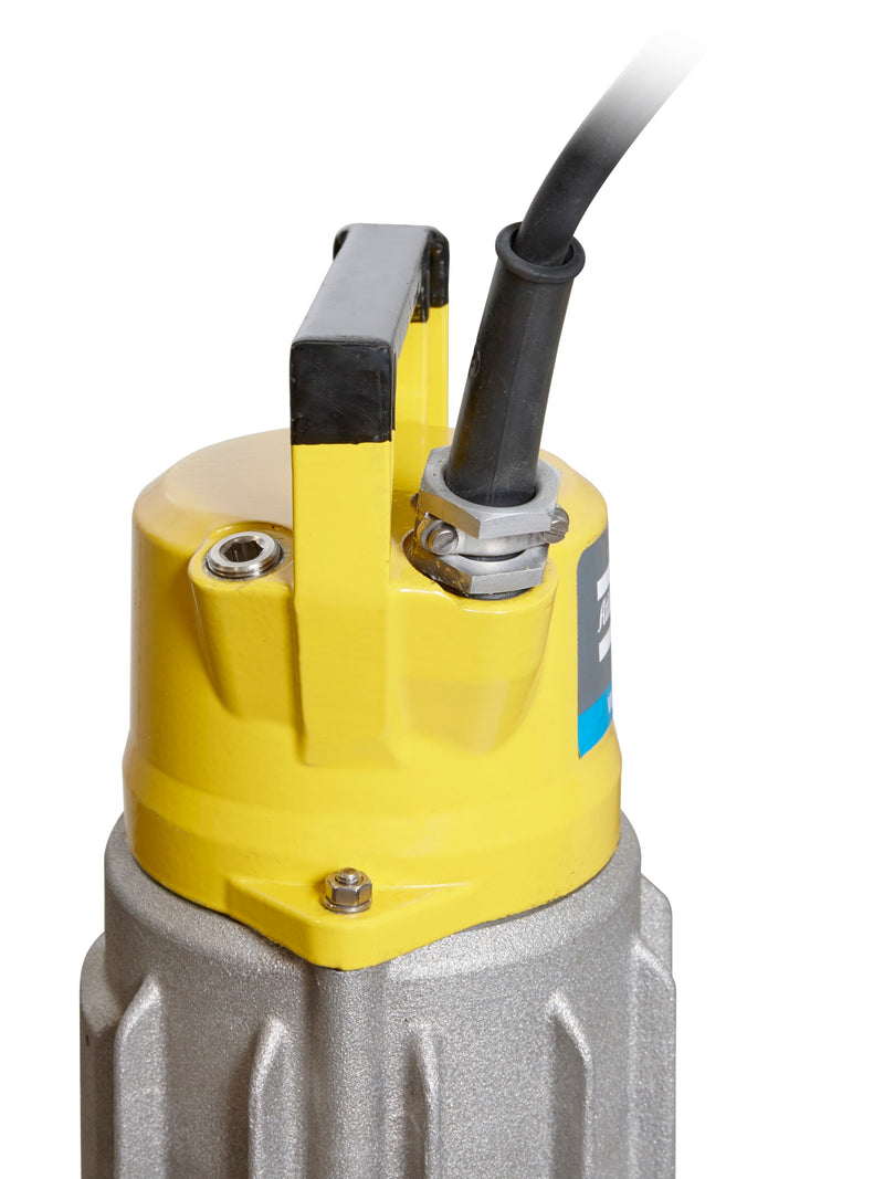 Atlas Copco WEDA S30N Submersible Sludge Pump - detail of vortex impeller housing